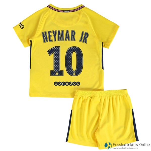 Paris Saint Germain Trikot Kinder Auswarts Neymar JR 2017-18 Fussballtrikots Günstig